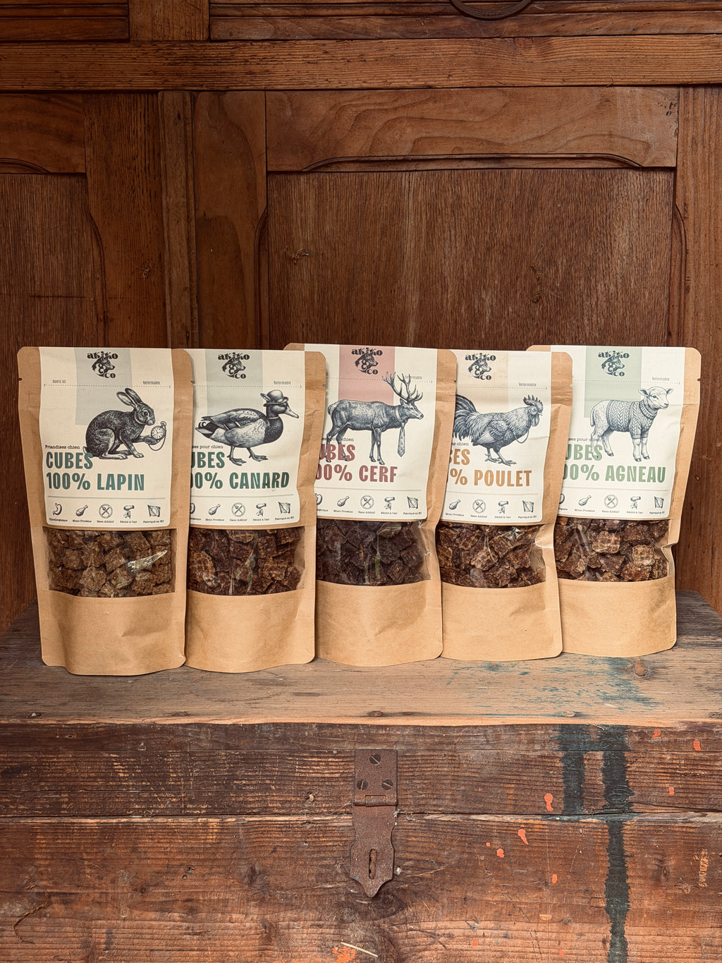 Les Cubes de Récompense 100% viande